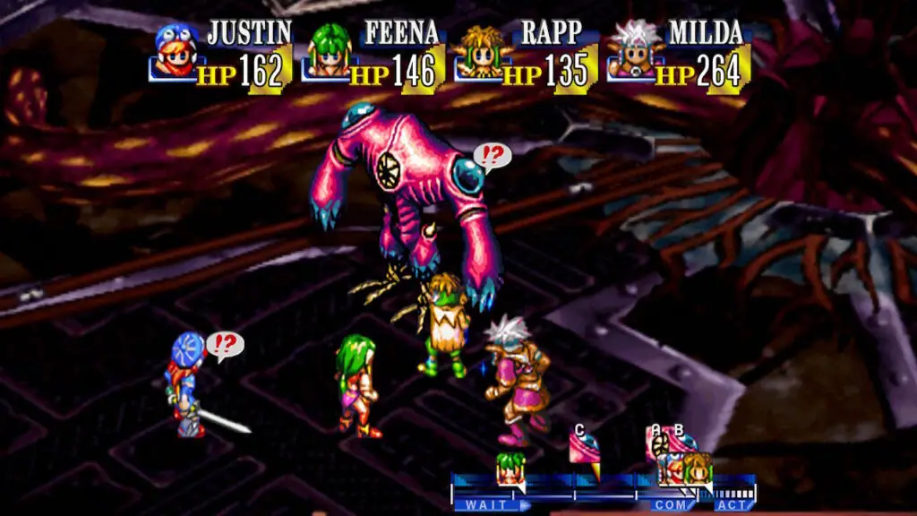Grandia Battle System