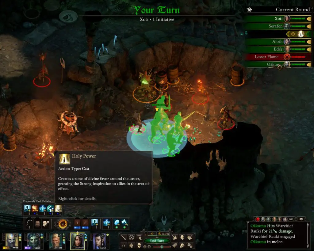 Pillars of Eternity II with turn-based mode