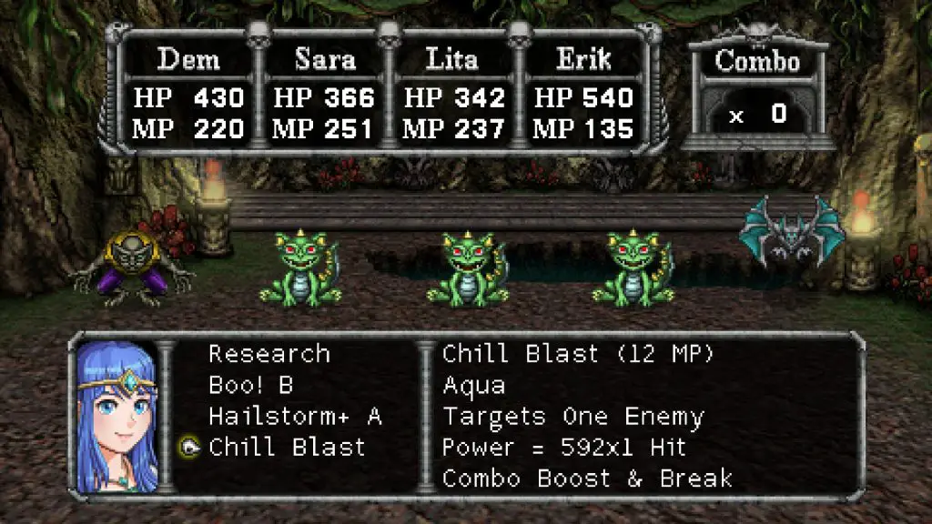 Breath of Death VII: The Beginning: Reanimated Combat system