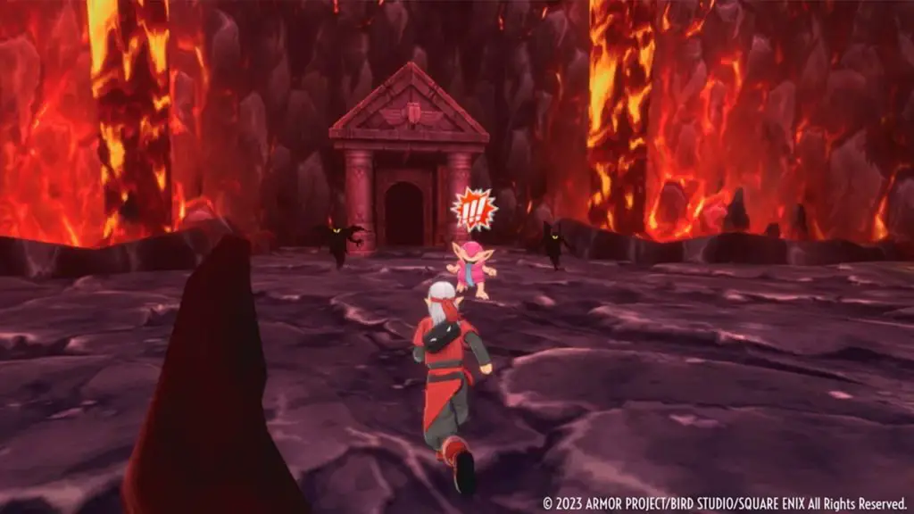 DRAGON QUEST MONSTERS: The Dark Prince. lava biome