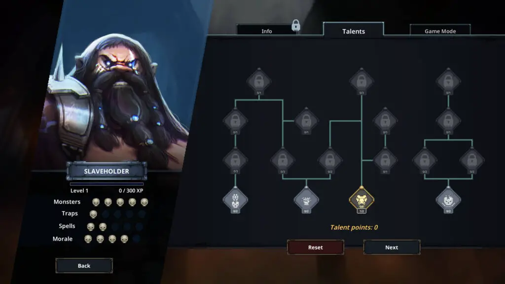 Skill tree