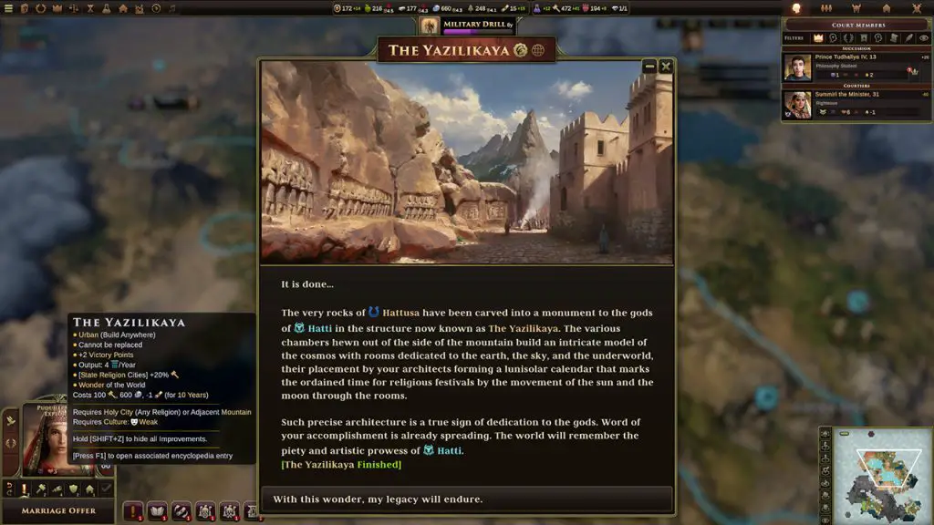 Wonders & Dynasties, Event