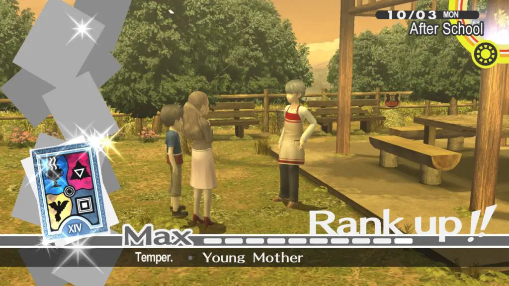 Persona 4 Golden social link example