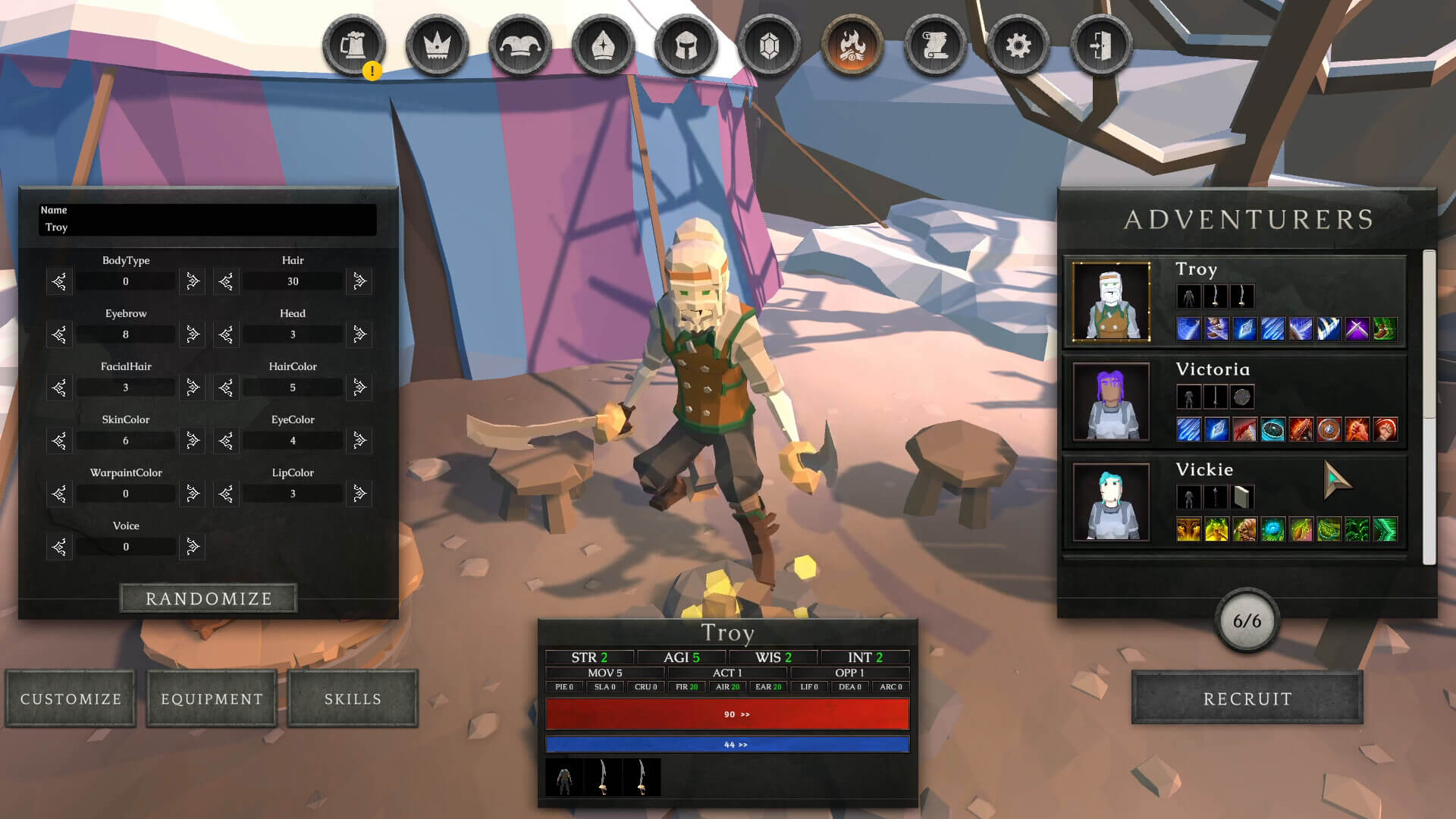 Skillsworn Tactical RPG