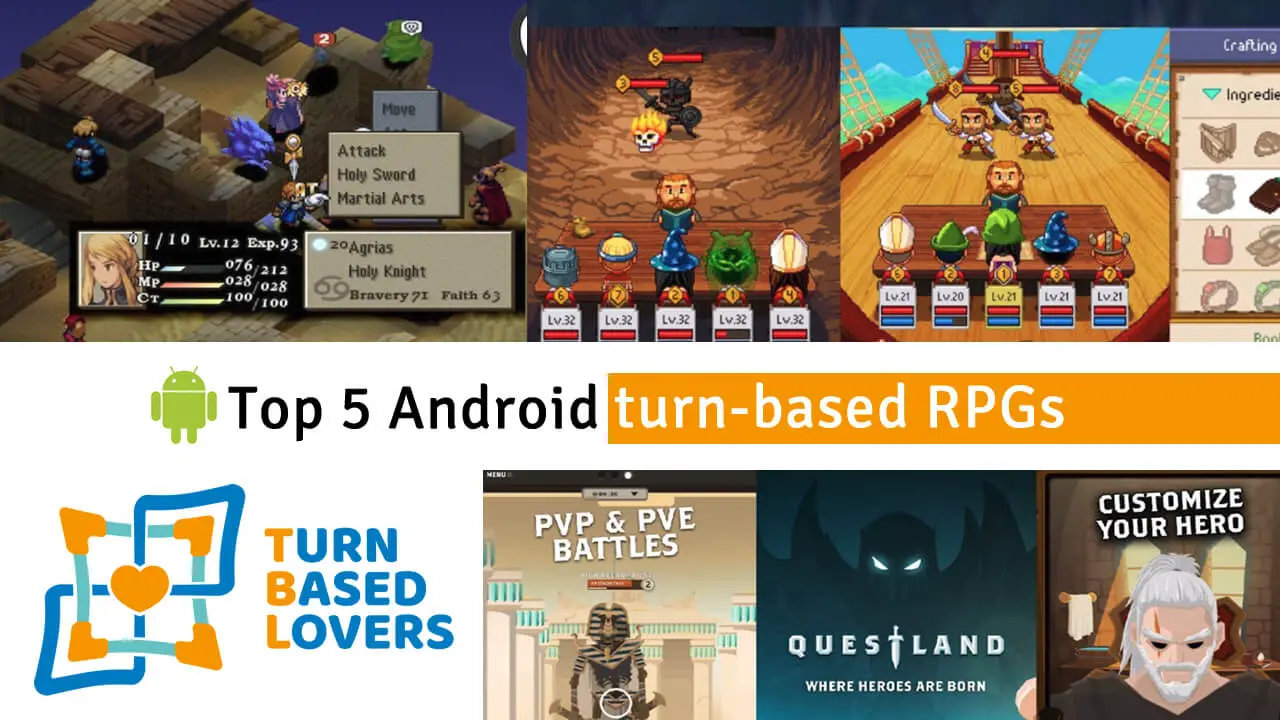 Top Android turn-based Rpgs 2019